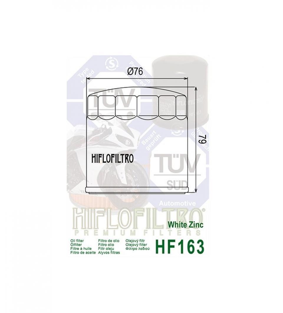 Filtre à huile Hiflofiltro pour Moto BMW 750 K 75 1987 à 1997 Neuf