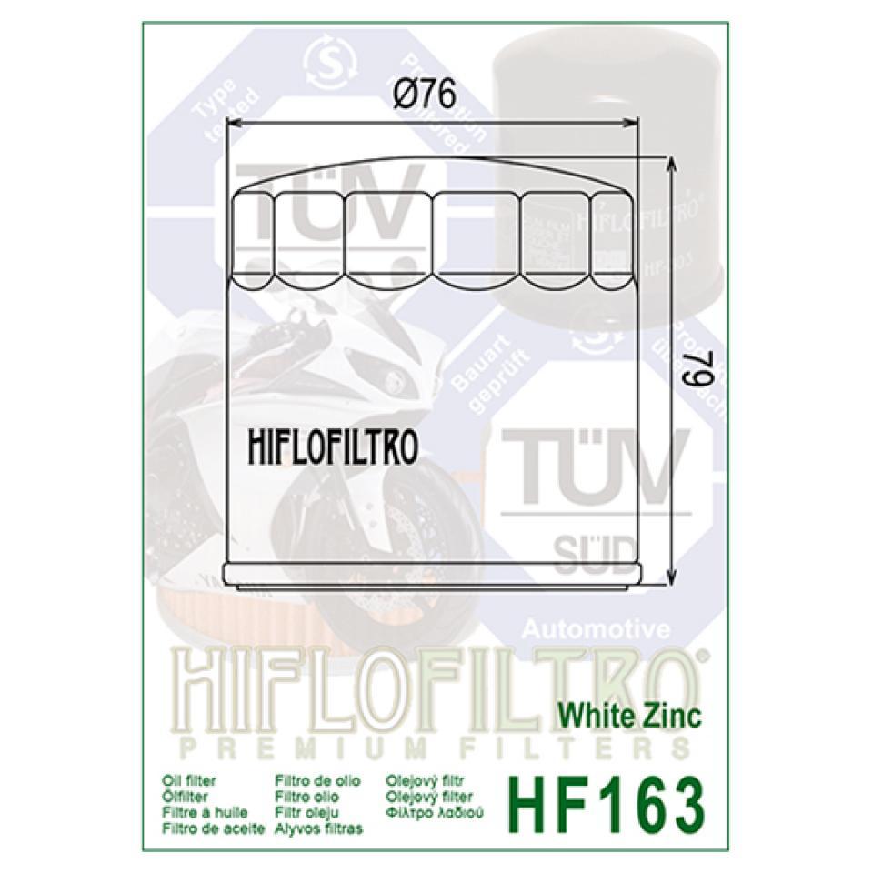 Filtre à huile Hiflofiltro pour Moto BMW 1100 K Rs 1992 à 1995 Neuf