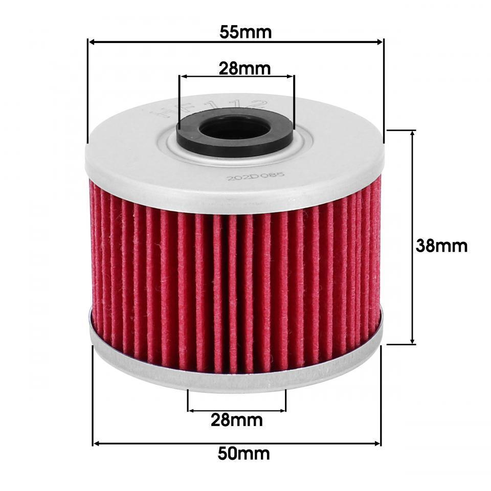 Filtre à huile Hiflofiltro pour Quad Gas gas 450 Wild 2003 à 2007 HF112 Neuf