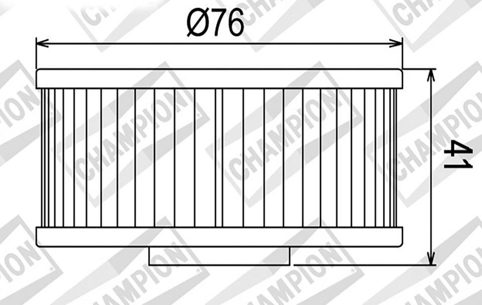 Filtre à huile Champion pour Moto Yamaha 600 FZ 1986 à 1988 COF044 Neuf