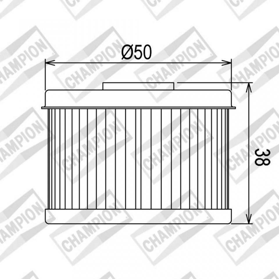 Filtre à huile Champion pour Moto Kawasaki 125 Ninja SE 2018 à 2023 Neuf