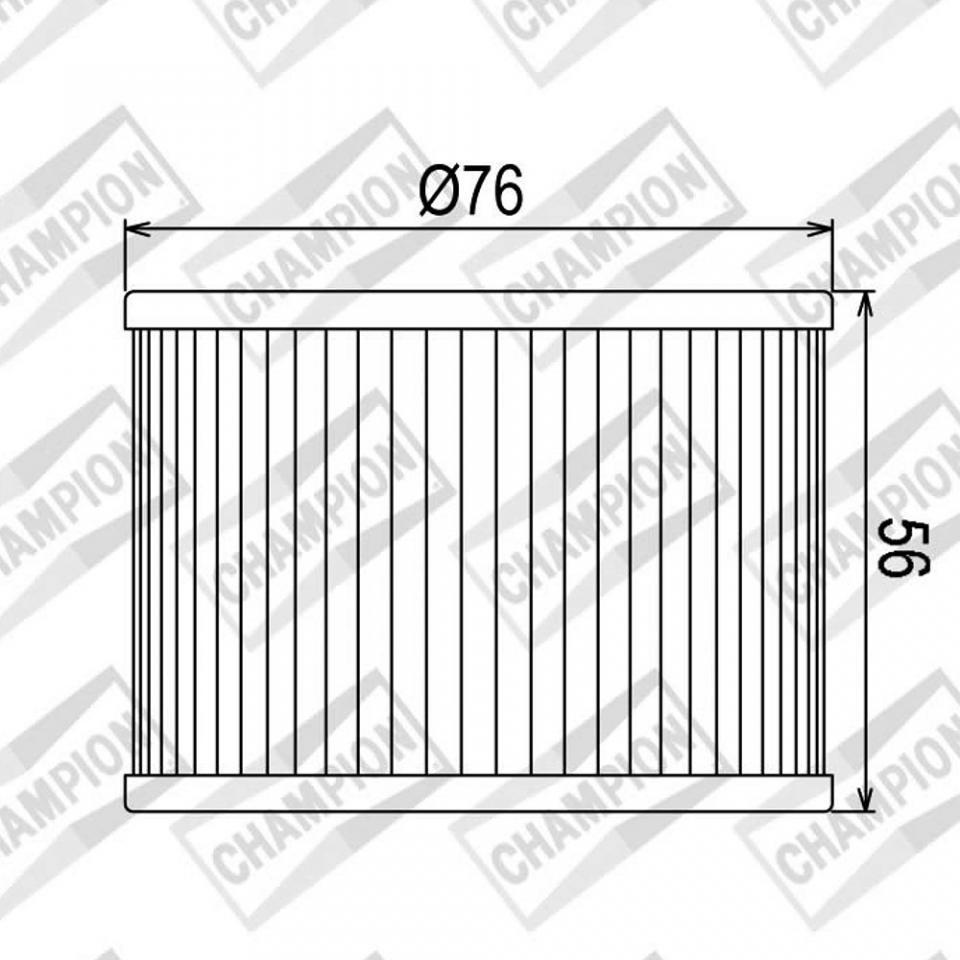 Filtre à huile Champion pour Moto Kawasaki 1100 Zx Gpz A 1983-1985 Neuf