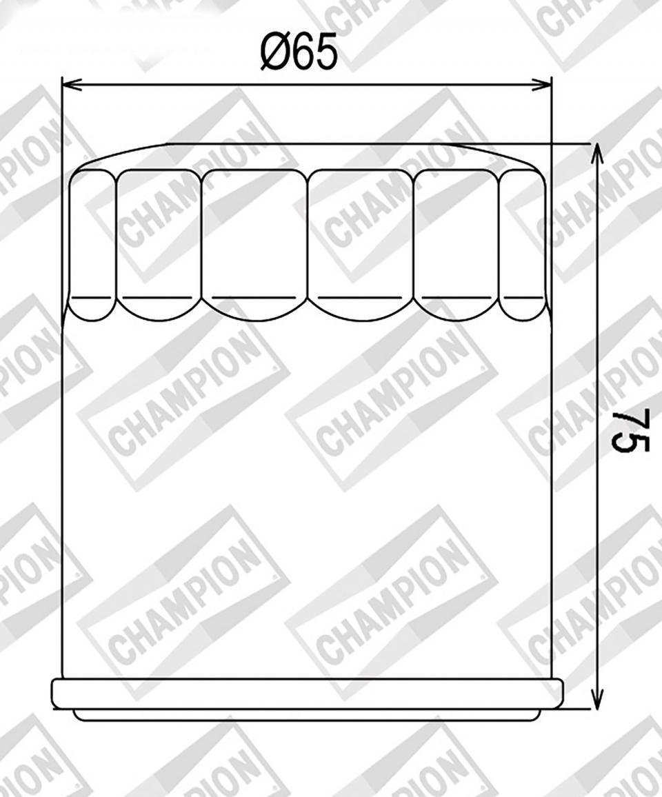 Filtre à huile Champion pour Moto KTM 640 Adventure 1999-2006 F303 Neuf