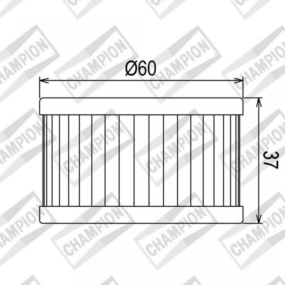 Filtre à huile Champion pour Moto Sachs 650 Roadster 2001 à 2005 COF037 / X308 Neuf