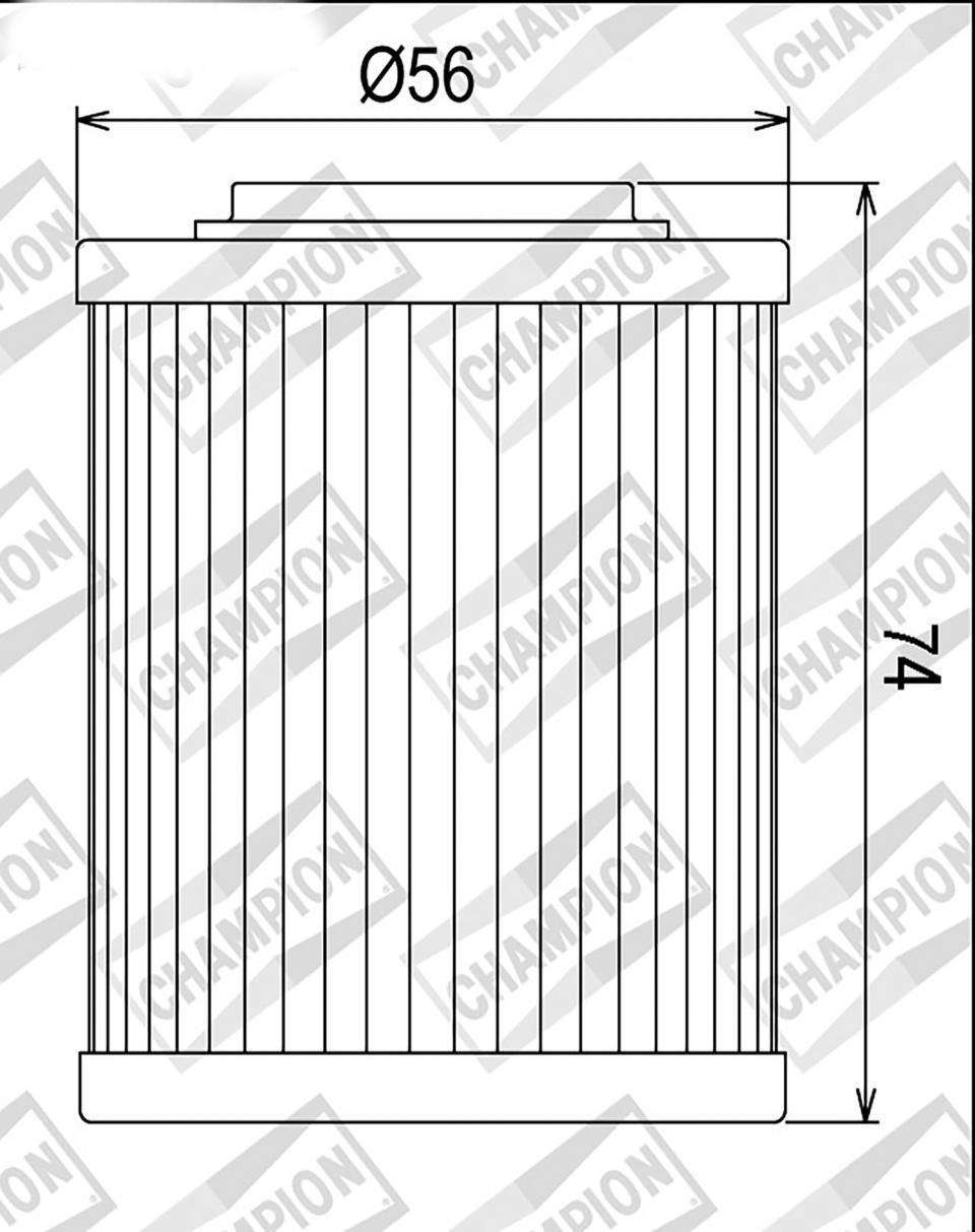 Filtre à huile Champion pour Quad CF moto 450 Cforce 2015 à 2019 Neuf