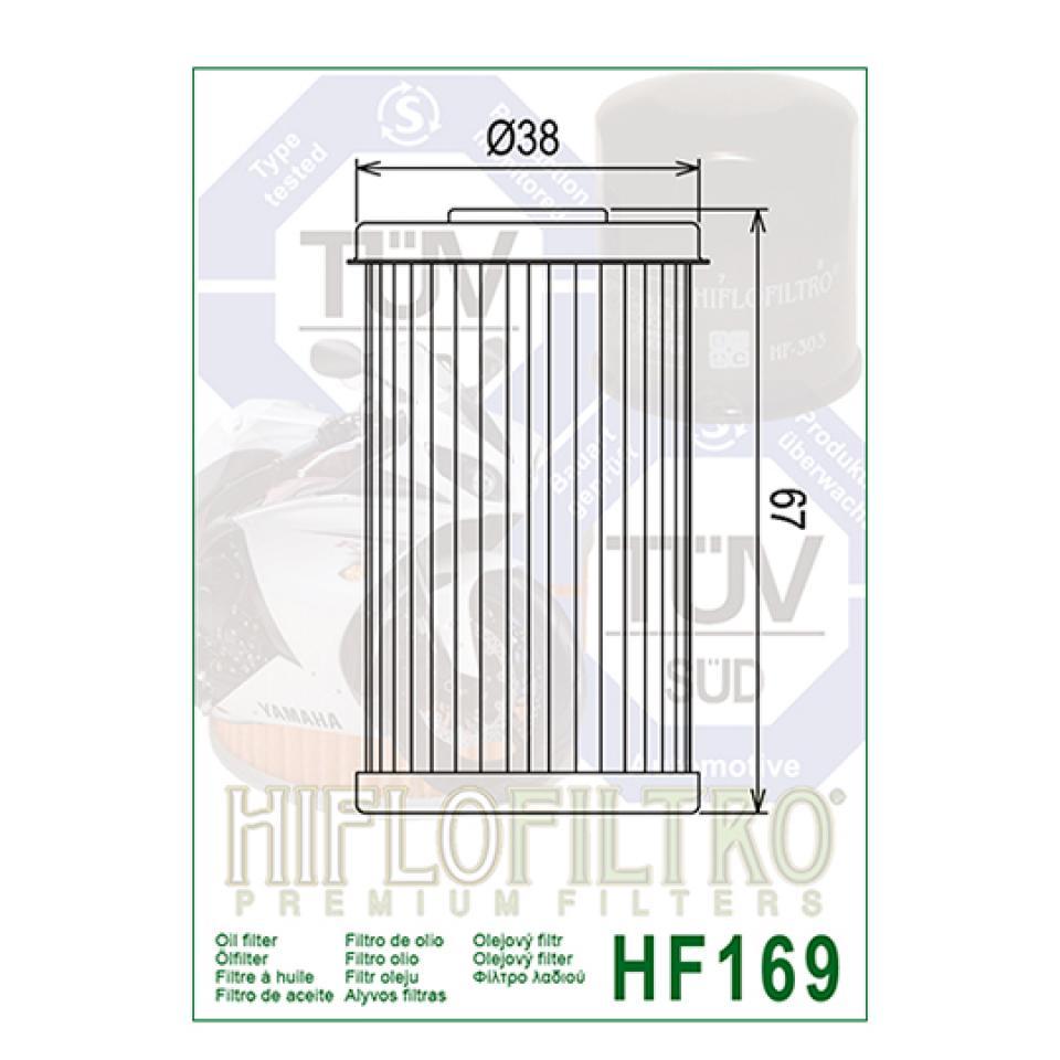 Filtre à huile Hiflofiltro pour Moto Daelim 125 Evolution Après 2006 Neuf