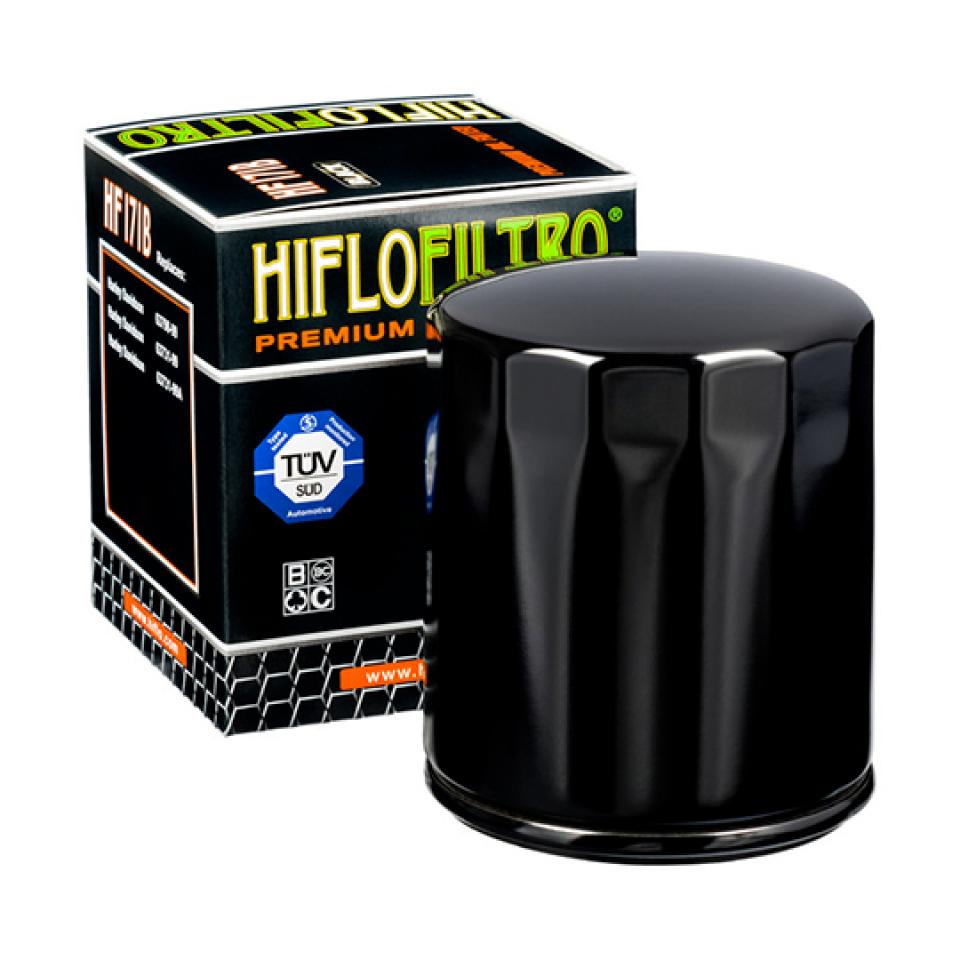 Filtre à huile Hiflofiltro pour Moto Harley Davidson 1200 Fat bob 2000 à 2007 HF171B / noir Neuf