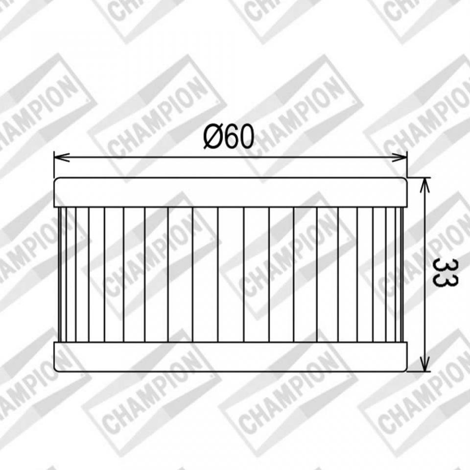 Filtre à huile Champion pour Moto Suzuki 250 GN 1991 à 1997 X319 Neuf