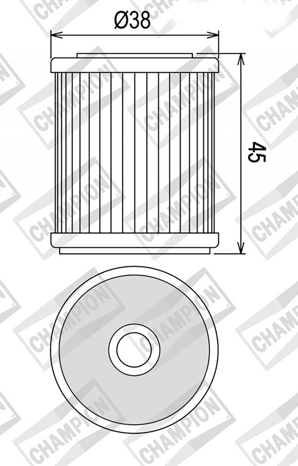 Filtre à huile Champion pour Moto Yamaha 250 TT 1994-2002 COF042 / X348 Neuf