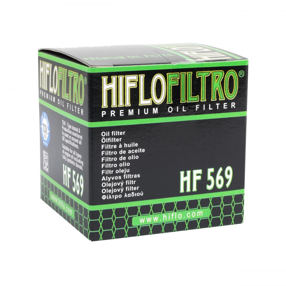 Filtre à huile Hiflofiltro pour Moto MV Agusta 675 F3 2012 à 2016 Neuf