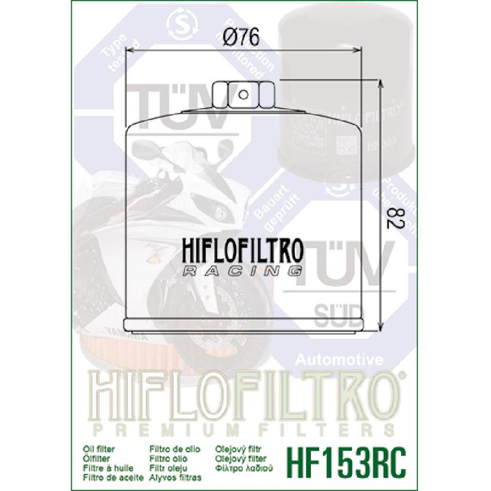 Filtre à huile Hiflofiltro pour pour Moto Cagiva 750 Elefant 1993 à 1997 Neuf