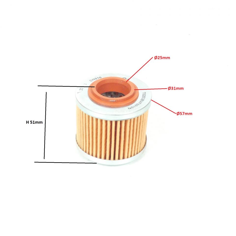 Filtre à huile pour moto BSA 650 Goldstar 2023-25 2380619100 T0203BVF0010N DN010