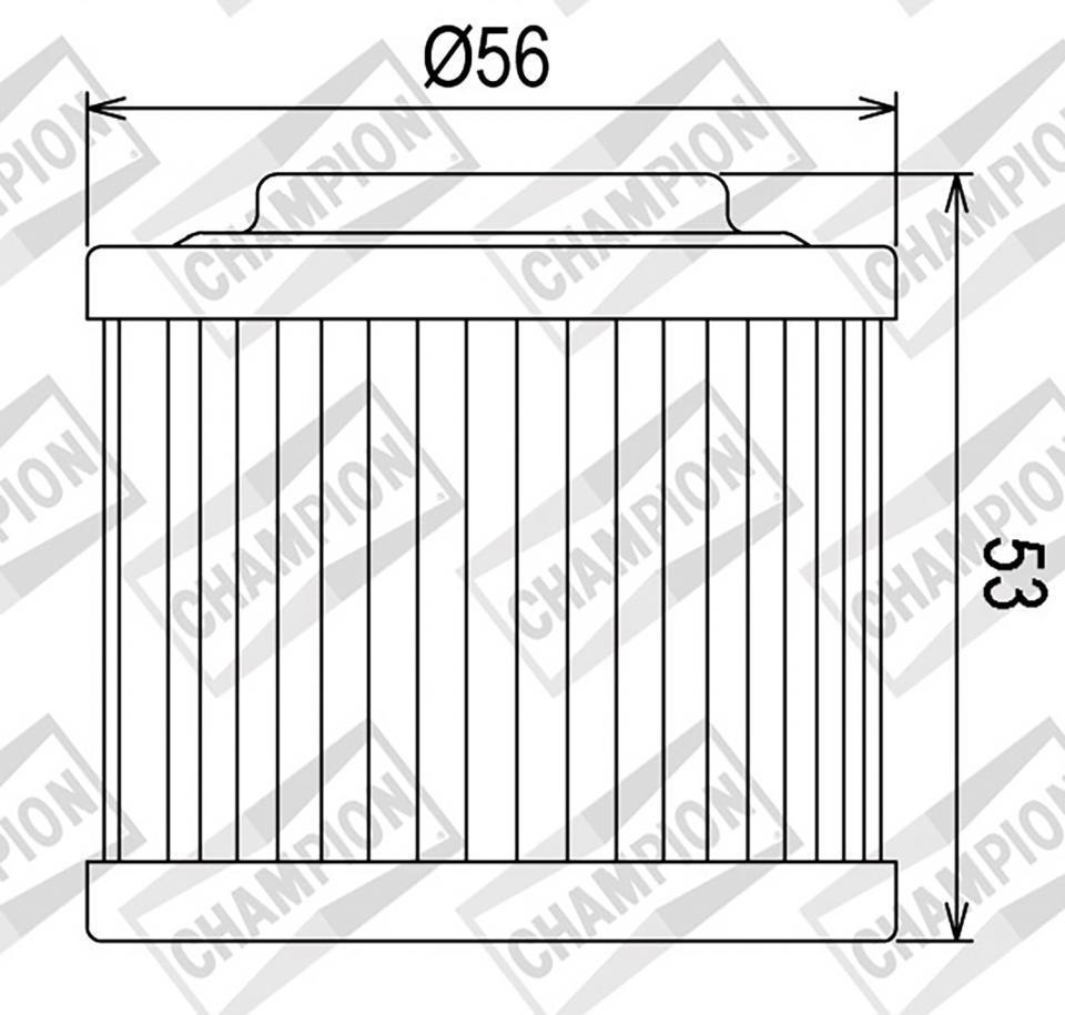 Filtre à huile Champion pour Quad Bombardier 650 Ds 4X2 2000-2000 Neuf