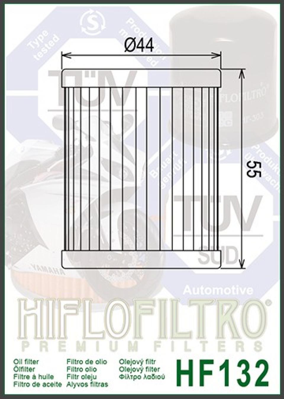 Filtre à huile Hiflofiltro pour Quad Suzuki 250 Lt-Z Quadsport 2004 à 2010 Neuf