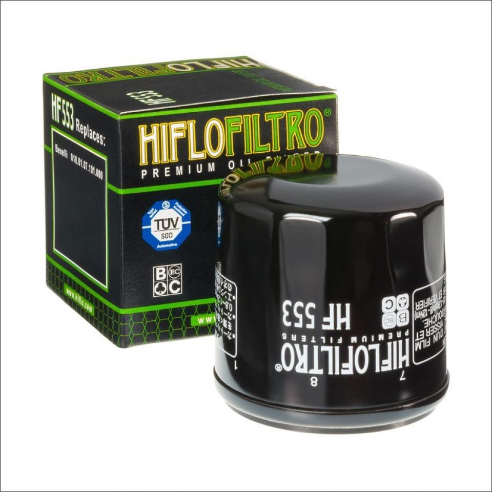 Filtre à huile Hiflofiltro pour Moto Benelli 1130 Tre-K 2006 à 2010 HF553 Neuf