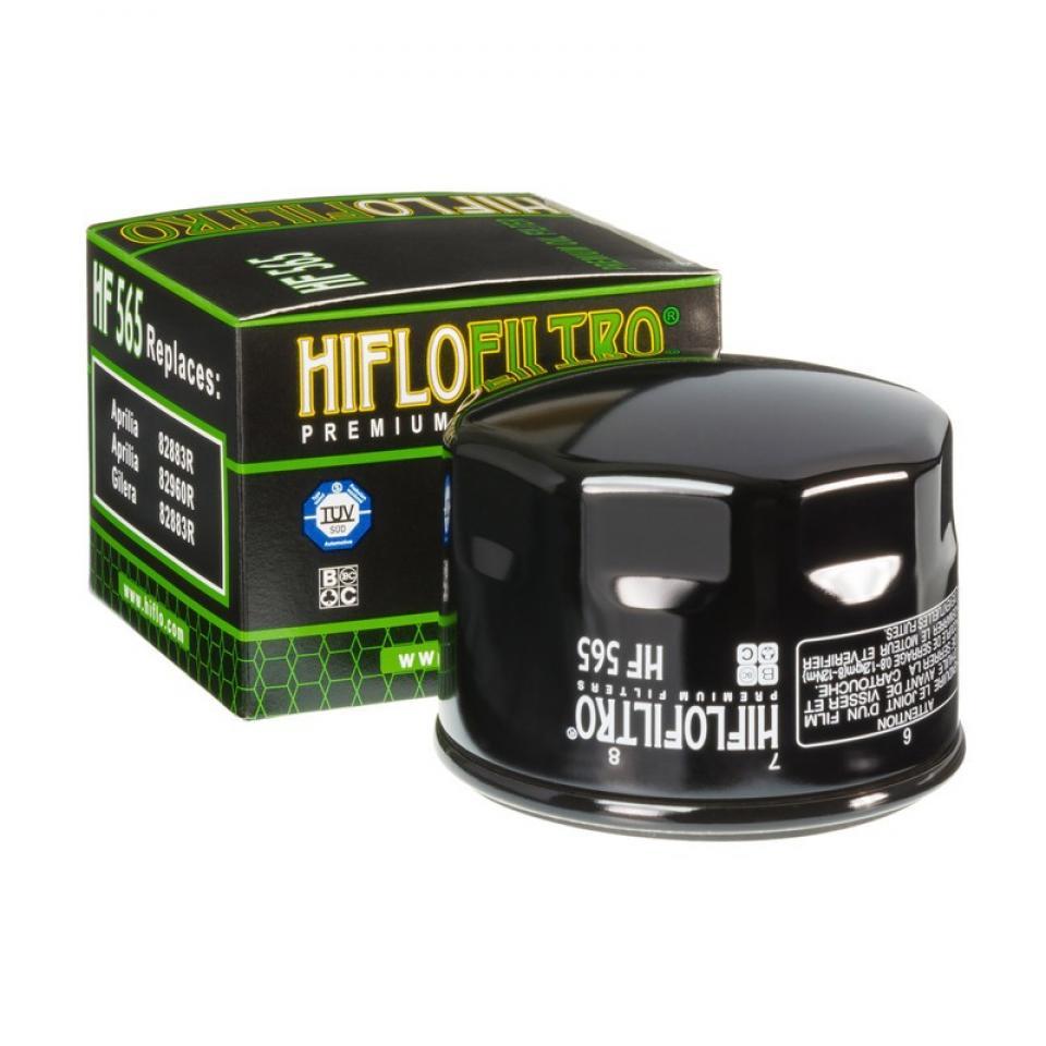 Filtre à huile Hiflofiltro pour Moto Aprilia 750 Shiver 2008 à 2012 HF565 / 82883R / 82960R Neuf