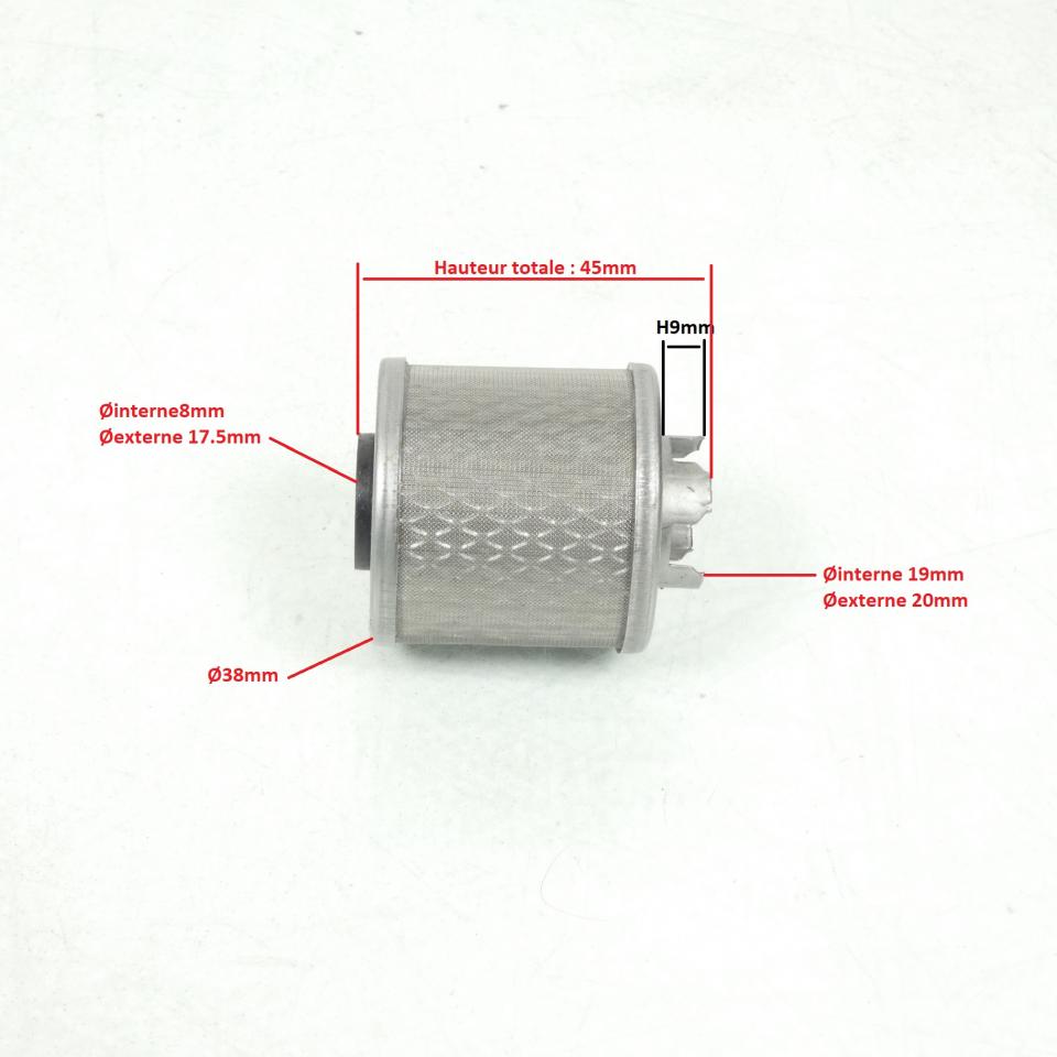Filtre à huile origine pour Pit Bike YCF Moteur YX 150 216E010 8x38xh45mm Neuf