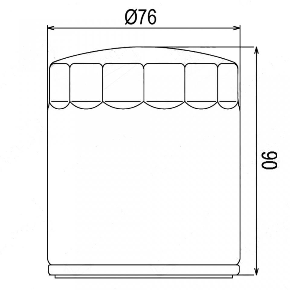 Filtre à huile Powerflux pour Moto Moto Guzzi 850 Norge 2007 à 2011 30153000 Neuf