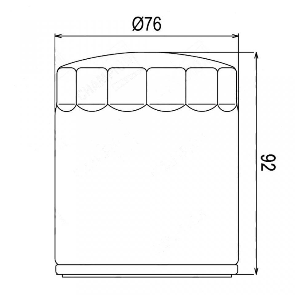 Filtre à huile Sifam pour Moto Harley Davidson 1745 FXBR BREAKOUT 2018 à 2019 Neuf