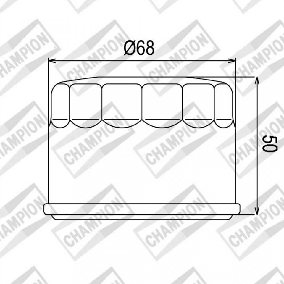 Filtre à huile Champion pour Scooter Yamaha 500 Xp T-Max 2001-2003 Neuf