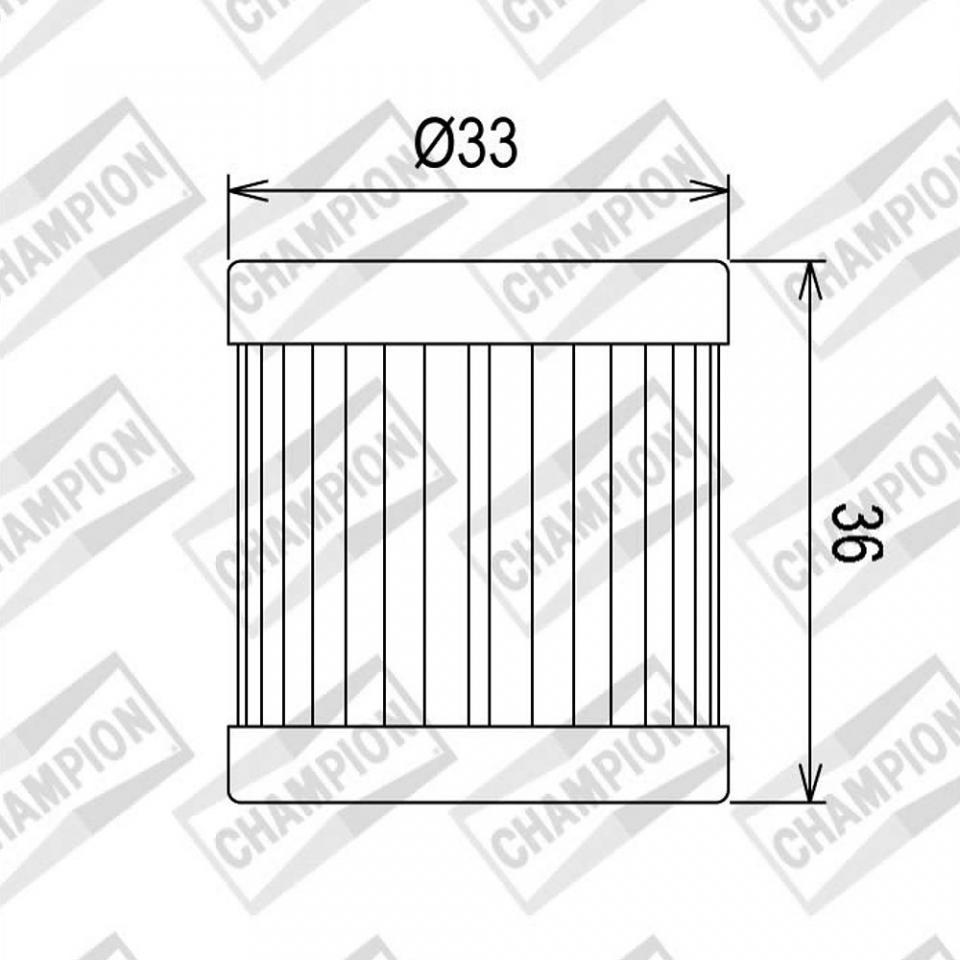 Filtre à huile Champion pour Scooter Aprilia 125 Habana Retro 1999 à 2007 Neuf