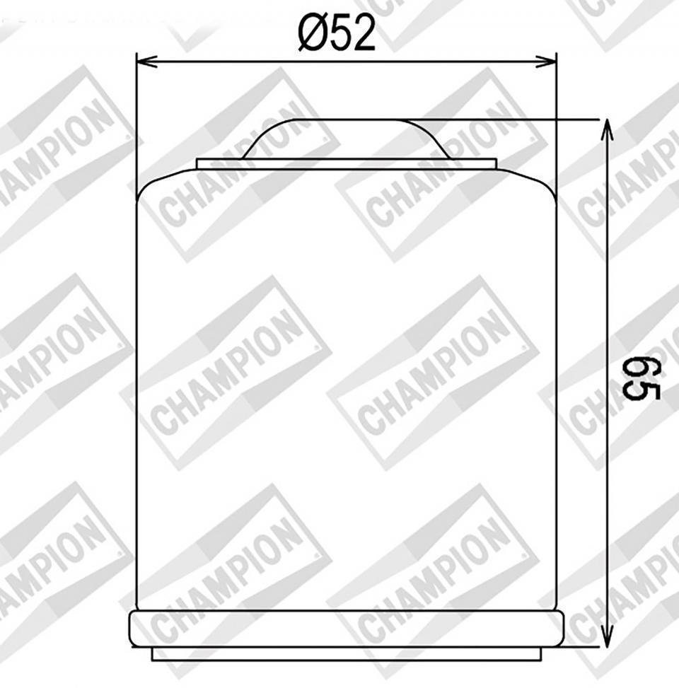 Filtre à huile Champion pour Scooter Piaggio 250 X7 ie 2008-2009 Neuf