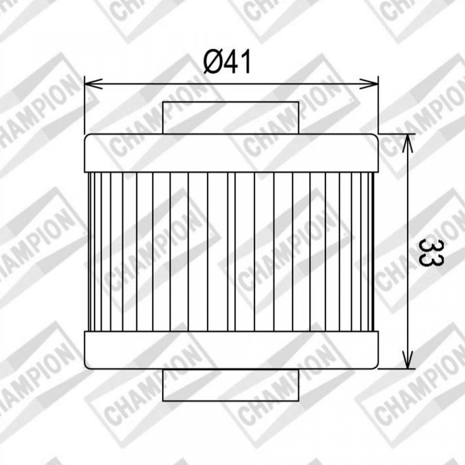 Filtre à huile Champion pour Scooter Peugeot 125 Jet Force Compressor 2003 à 2011 Neuf