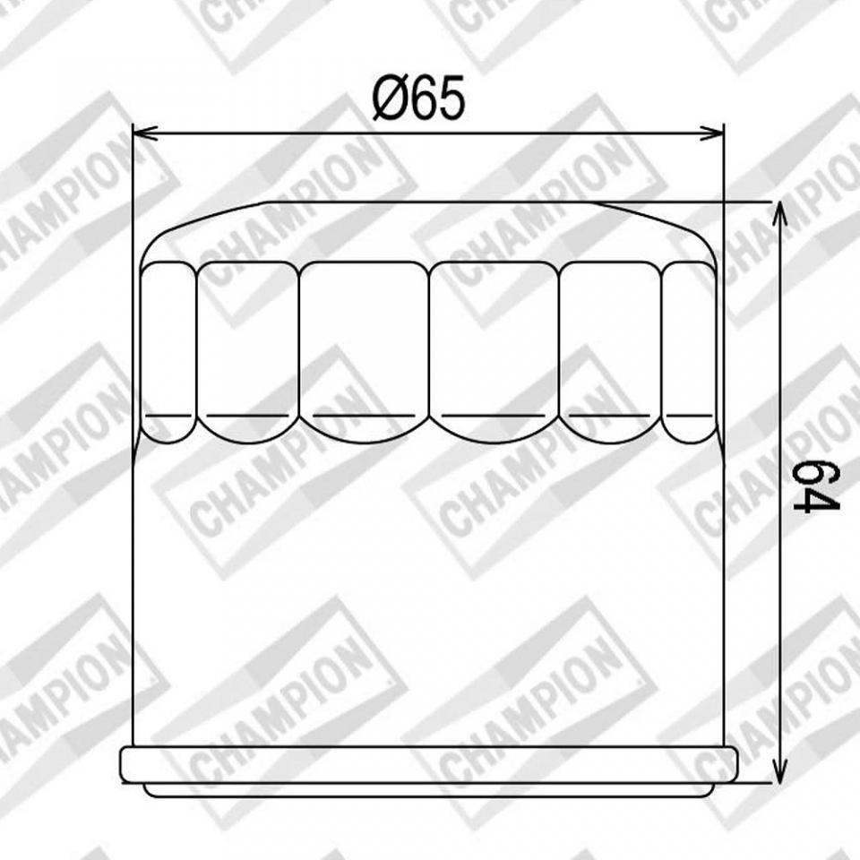 Filtre à huile Champion pour Moto Yamaha 320 Yzf 300 R3 2015 à 2020 Neuf