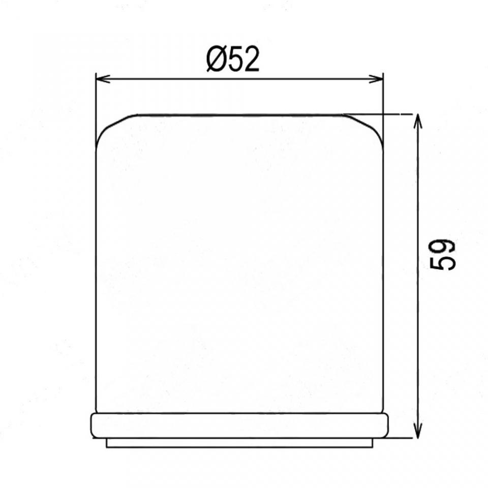 Filtre huile origine pour scooter Italjet 125 Dragster Après 2006 210483727 Neuf