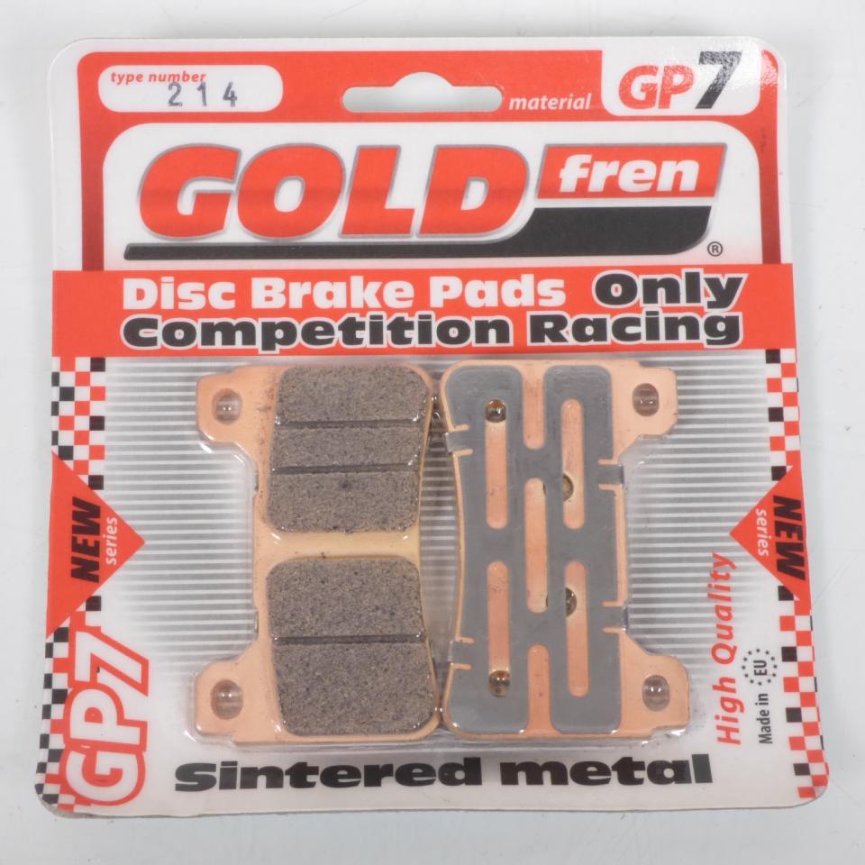 Plaquette de frein Gold Fren pour Moto Honda 600 CBR RR Hannspree 2008 AVG/AVD Neuf