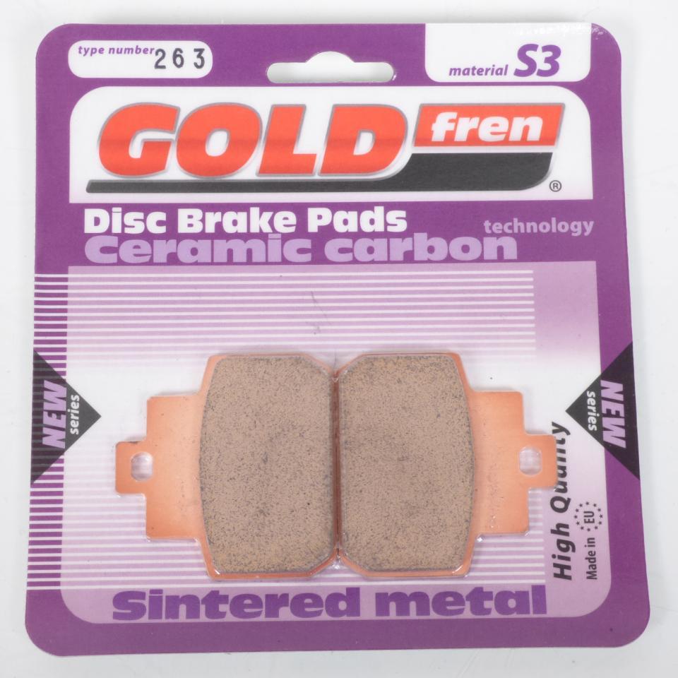 Plaquette de frein Gold Fren pour scooter Piaggio 250 Mp3 Ie 2006-2010 AR Neuf