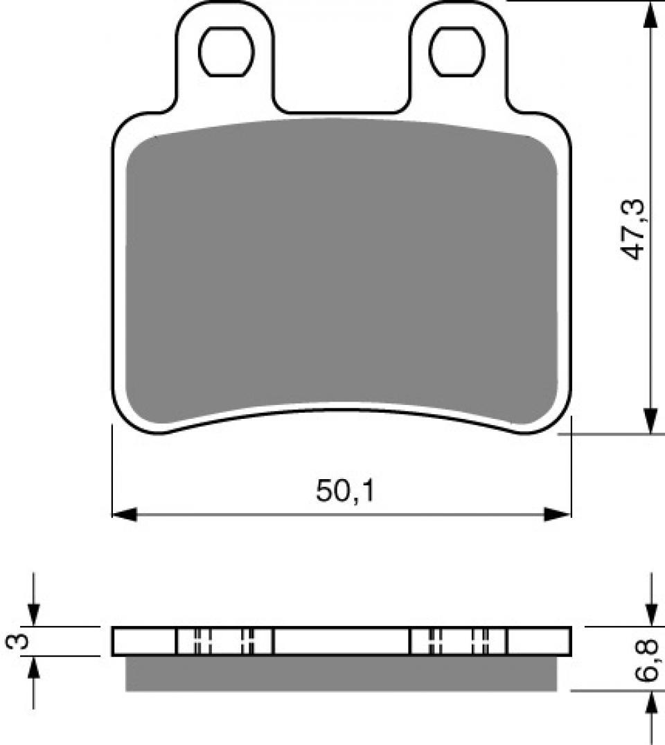 Plaquette de frein Gold Fren pour Moto Rieju 50 RS2 Matrix 2002 à 2008 ARD Neuf
