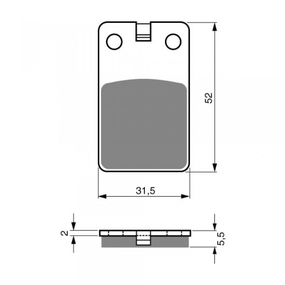 Plaquette de frein Gold Fren pour Moto Benelli 50 Spring 1993 ARD Neuf