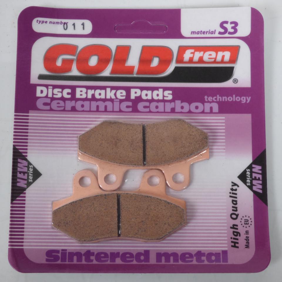 Plaquette de frein Gold Fren pour Scooter Kreidler 50 RS Galactica 2T AC 2014 à 2015 AVG Neuf