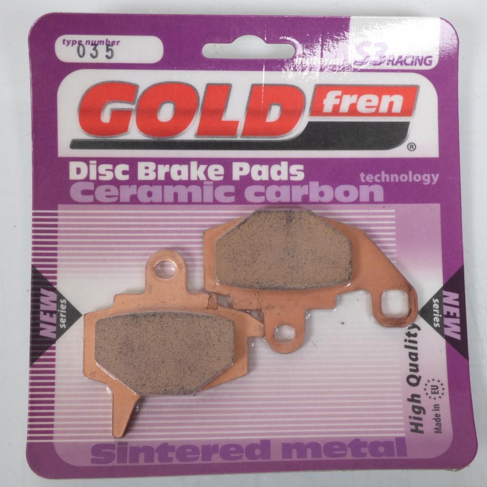 Plaquette de frein Gold Fren pour moto Kawasaki 650 Klr A 1987-1989 AV Neuf