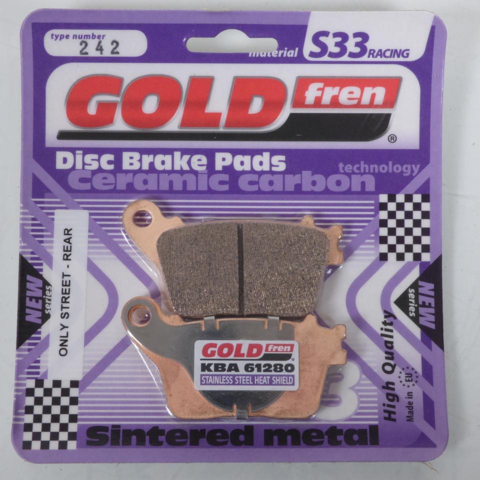 Plaquette de frein Gold Fren pour moto Honda 600 Cbr Rr Abs 2009-2016 AR Neuf