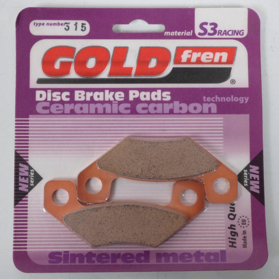 Plaquette de frein Gold Fren pour Quad CAN-AM 450 DS X XC 2010 à 2015 ARD Neuf