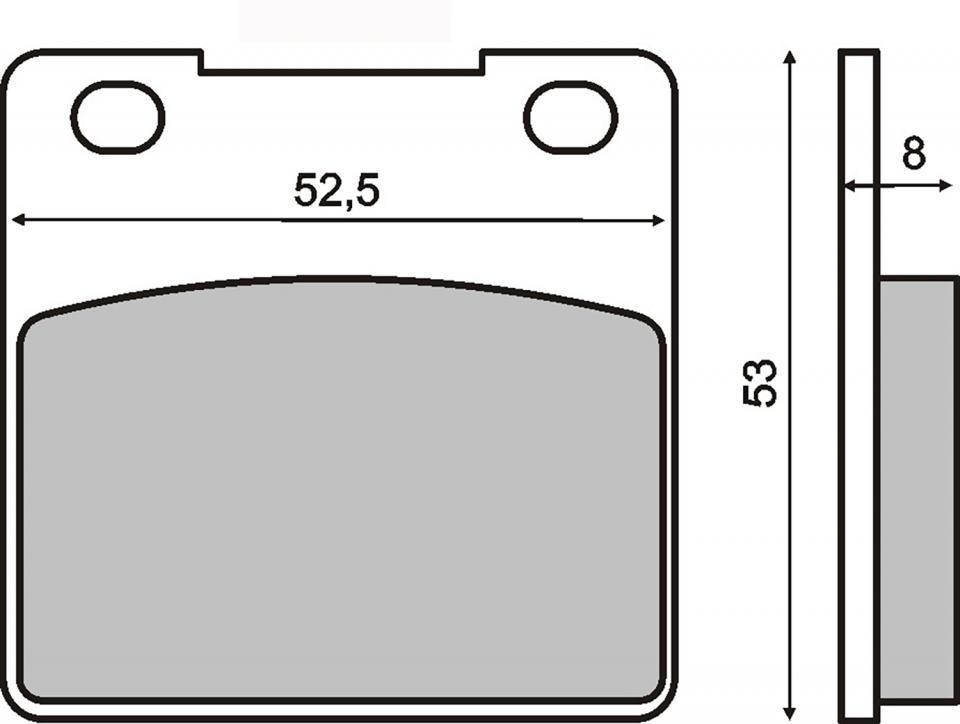 Plaquette de frein RMS pour Moto Suzuki 1300 Hayabusa 1999 à 2003 A1111/A1131/A1211 / AR Neuf