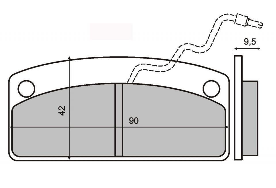 Plaquette de frein RMS pour Auto Neuf