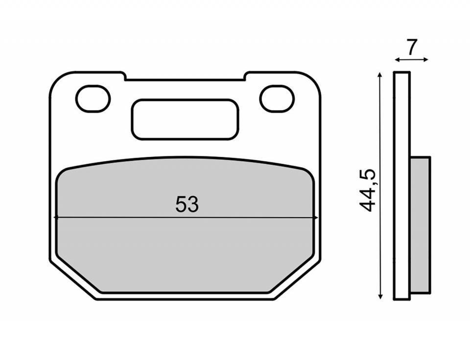 Plaquette de frein RMS pour Auto Neuf