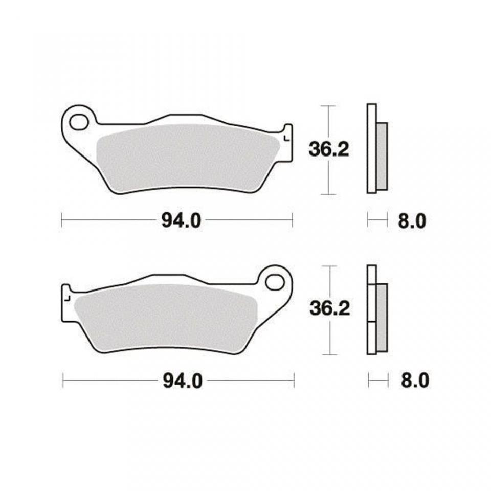 Plaquette frein AP Racing pour moto Aprilia 1000 RST Futura 2001-2004 AR LMP271SR Neuf