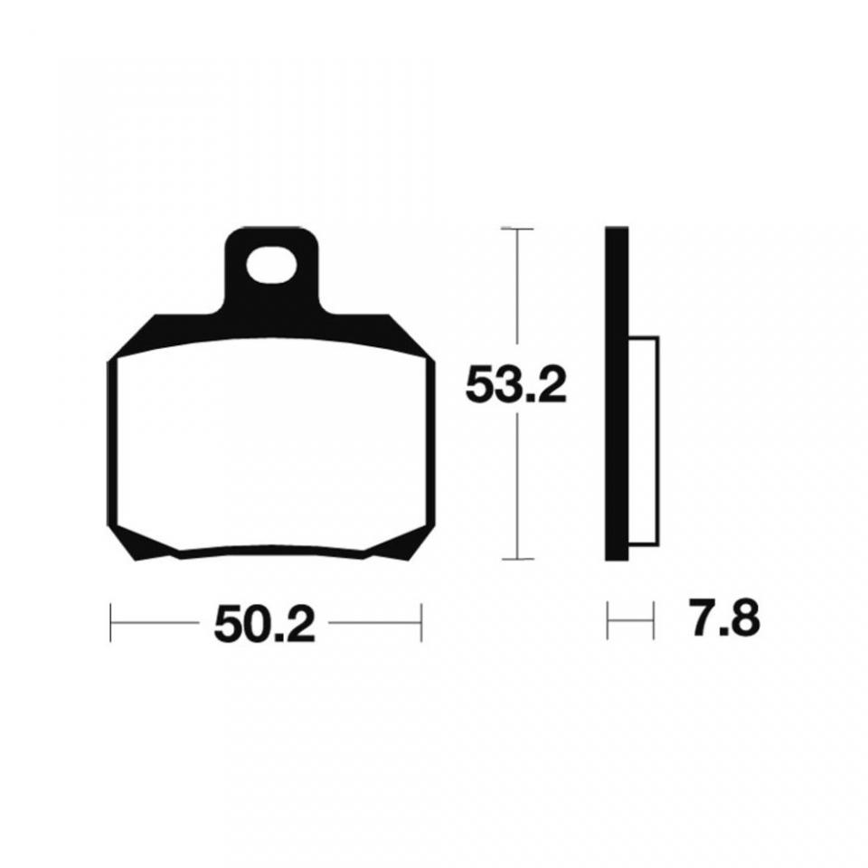 Plaquette de frein Tecnium pour Moto Ducati 1198 1198 2009 à 2011 AR Neuf