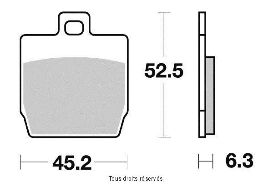 Plaquette de frein Tecnium pour scooter MBK 50 Ew Stunt Naked 2006-2016 AV Neuf