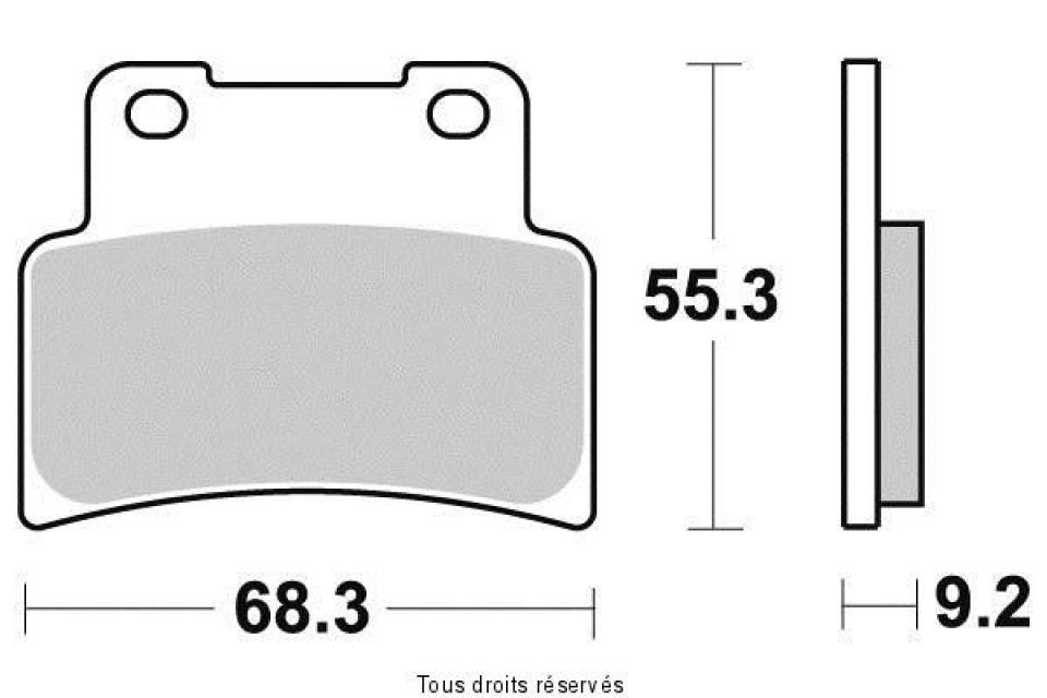 Plaquette de frein Tecnium pour moto Aprilia 125 RS Pista 2006-2014 AV Neuf