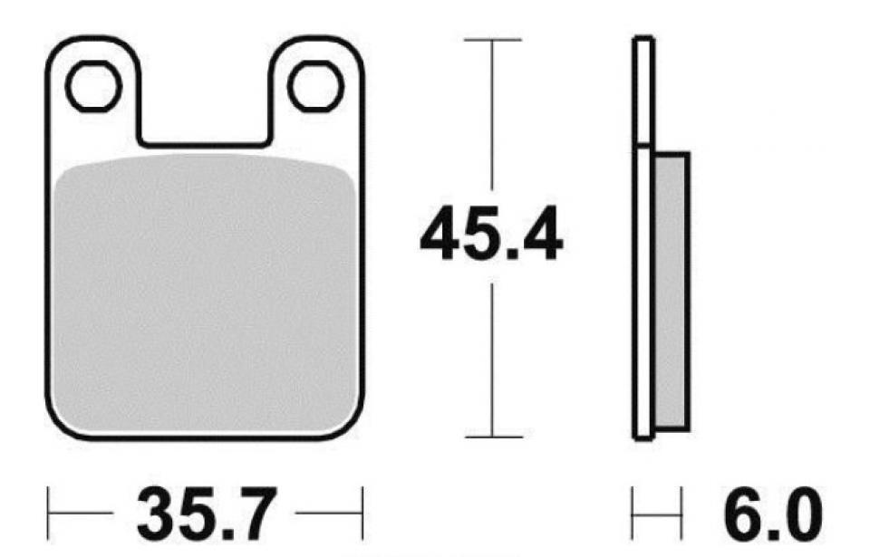 Plaquette de frein Tecnium pour moto Sherco 125 City Corp 4T 2003-2005 AR Neuf