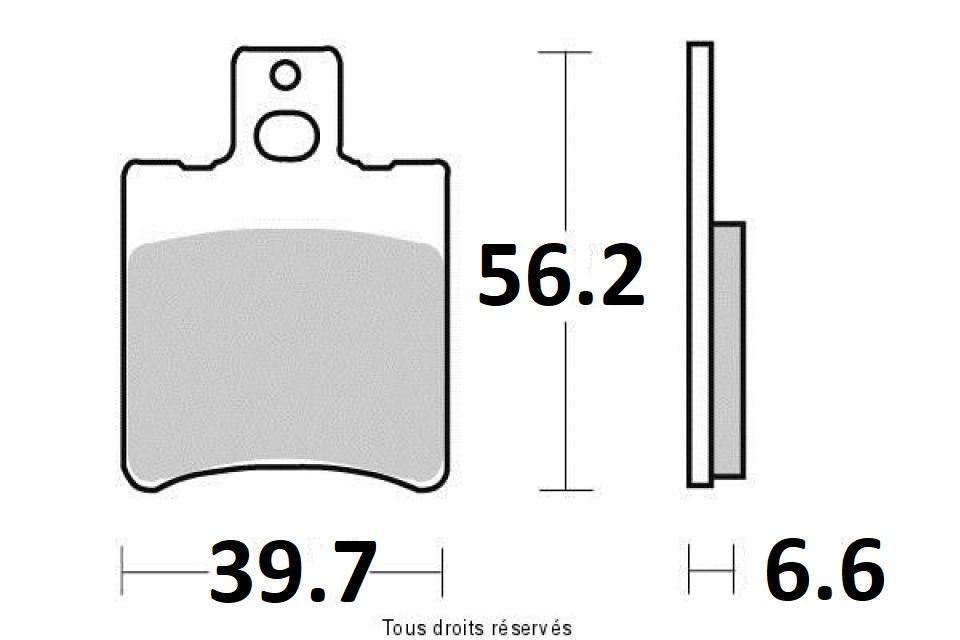 Plaquette de frein Tecnium pour scooter MBK 50 Spirit 1996-2012 Neuf