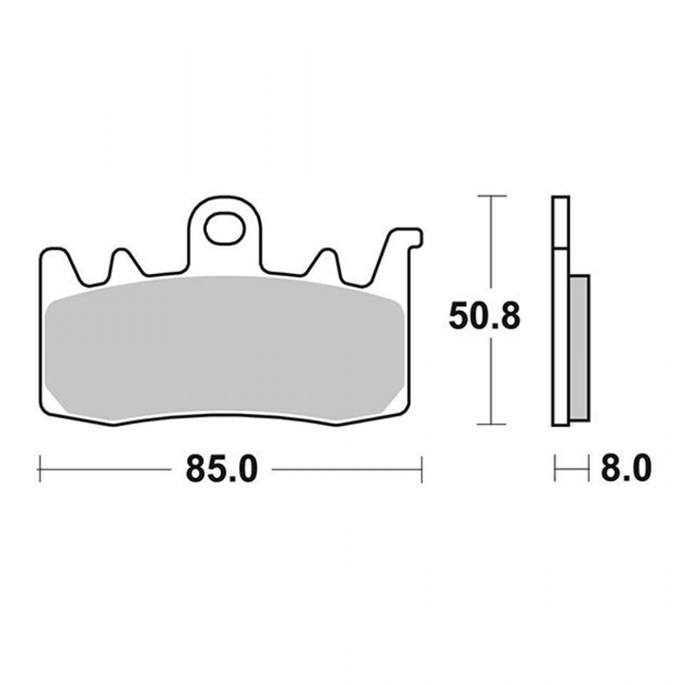 Plaquette de frein Perftec pour Moto BMW 1250 R Rs 2019 à 2022 AVG / AVD Neuf