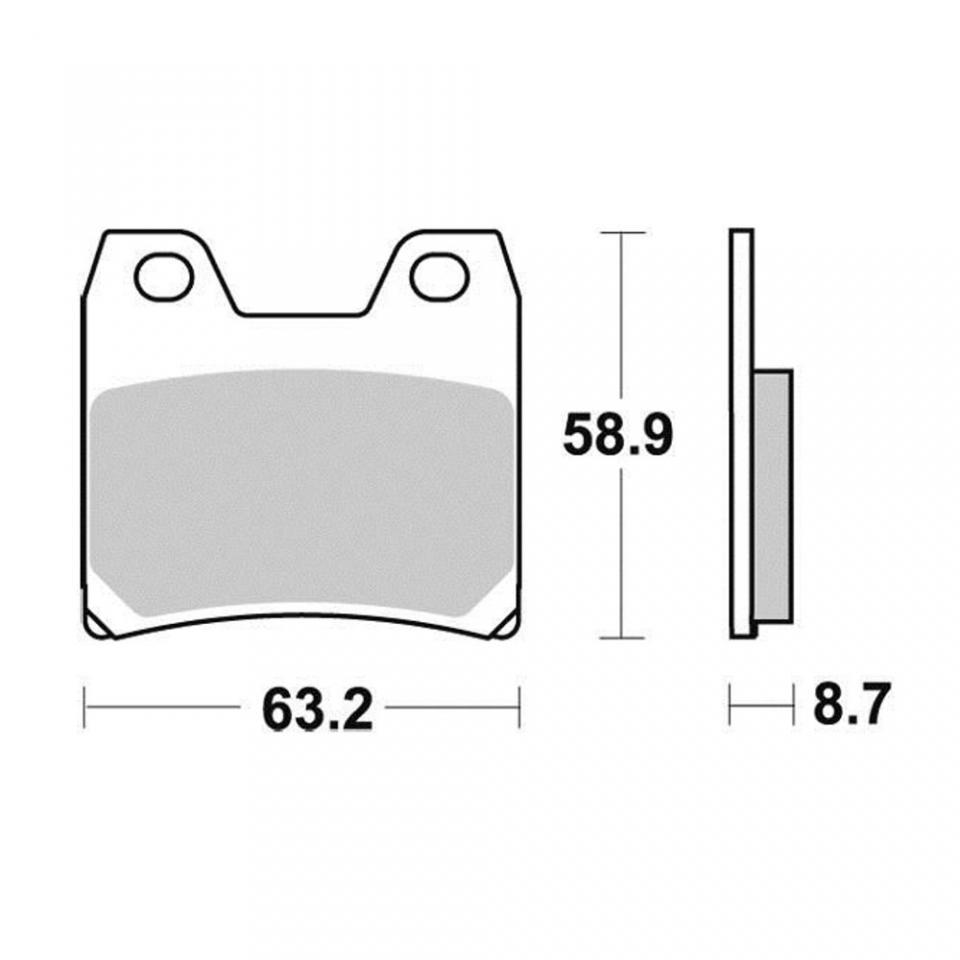 Plaquette de frein AP Racing pour moto Yamaha 1000 FZS Fazer 2001-2005 AR Neuf