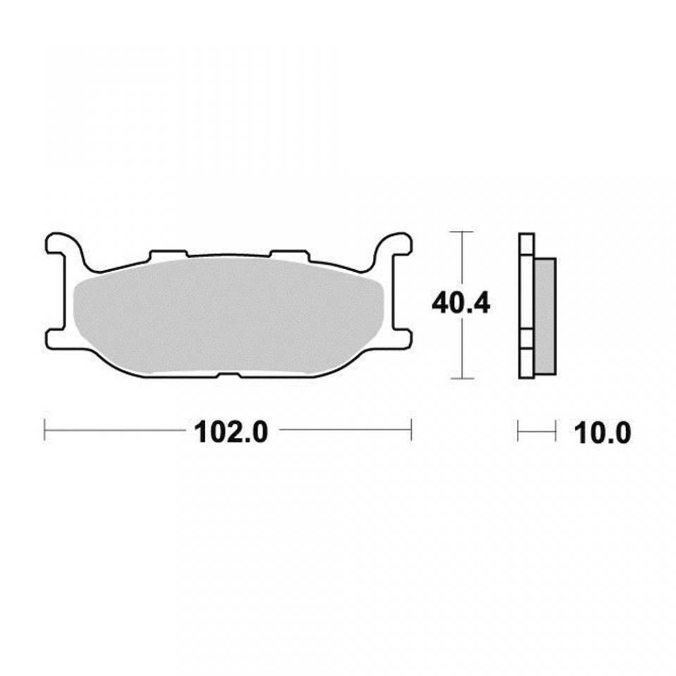 Plaquette de frein AP Racing pour scooter MBK 400 Yp Skyliner 2004-2004 AV Neuf