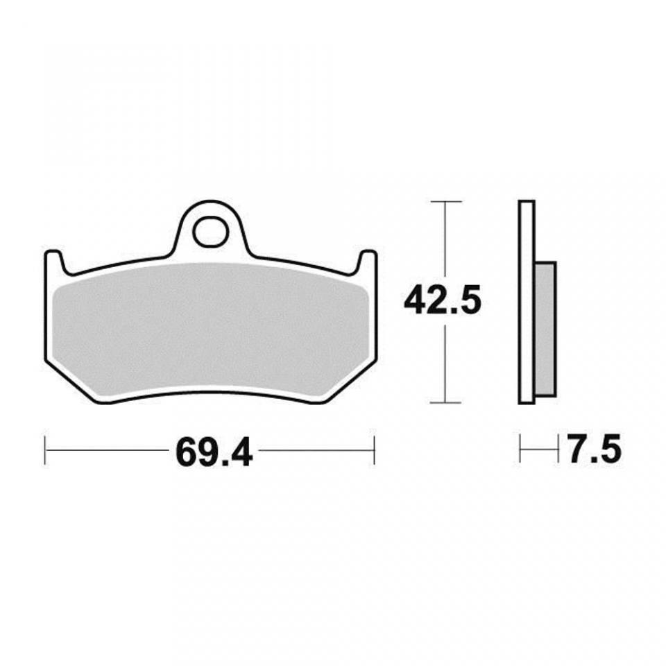 Plaquette de frein AP Racing pour Moto MV Agusta 920 Brutale 2011 à 2012 AR / LMP363SR Neuf